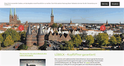 Desktop Screenshot of luebeckongress.de